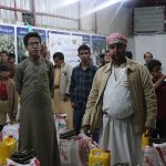 Distribution of the second Ramadan food basket at the Association of the Blind